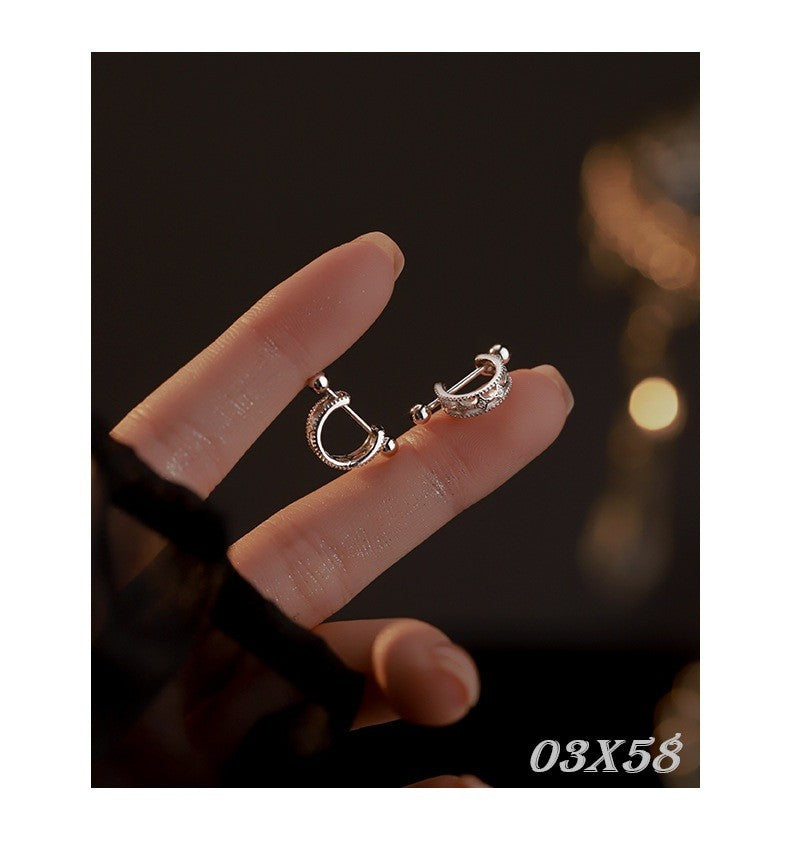 Ohrstecker 925er Silber Damen Herren leicht Luxus Ohrringe Schmuck4