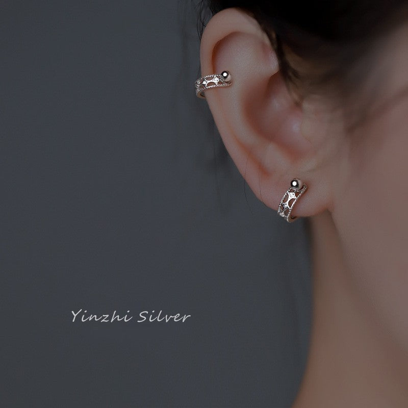 Ohrstecker aus 925er Silber für Damen und Herren, leichte LuxusOhrringe5