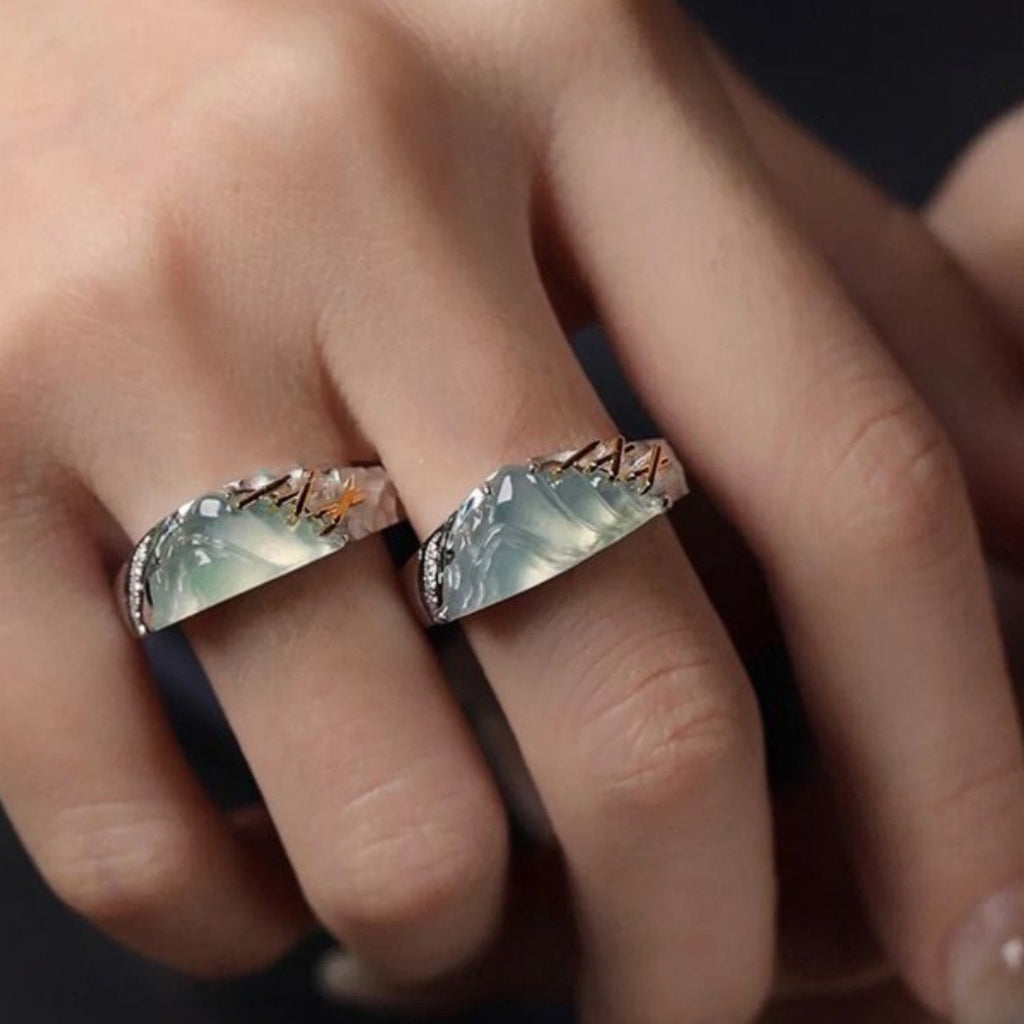 Damen Ring „Ewige Liebe“ von Zhenyuan ist ein einzigartiges und exquisites Schmu9