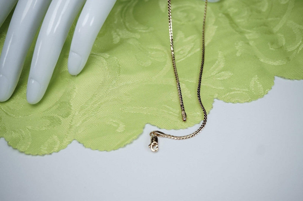 Serpentine S-Gliederung Kette mit Roségold plattiert10