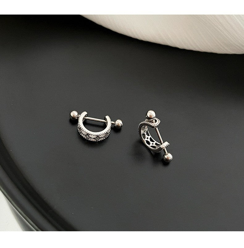 Ohrstecker aus 925er Silber für Damen und Herren, leichte LuxusOhrringe9