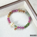 Damen Armband Natürliche Süßwasser Perle Turmalin Armband nette katze natürlich0
