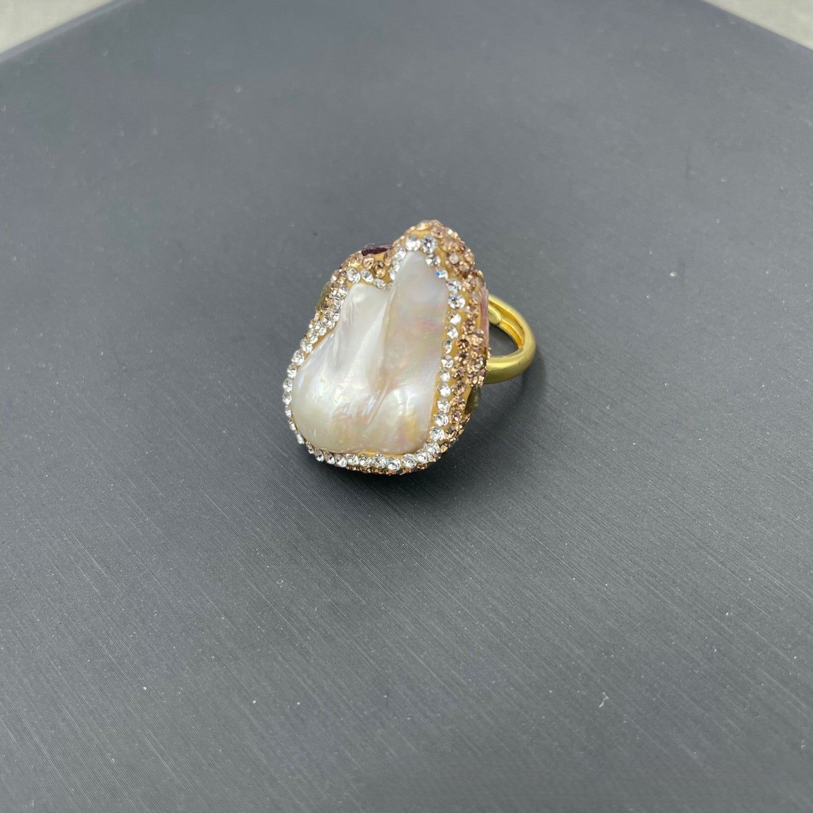 Perlen TurmalinSet, natürliche Süßwasserperlen Halskette in Sonderform4