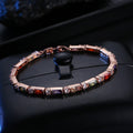 Luxus Damen Armband Buntes Zirkon Tennis Armband Modisches und Elegantes Schmuck0