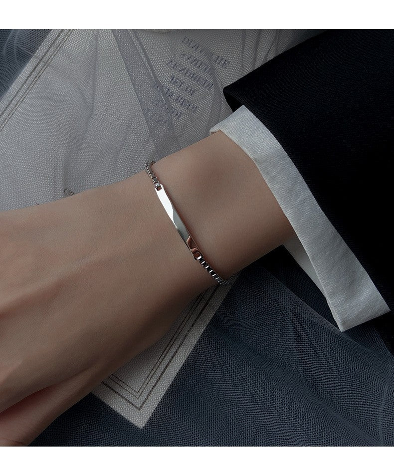 Luxuriöses Armband aus 925er Sterlingsilber, schlicht und einzigartig, minimalis6