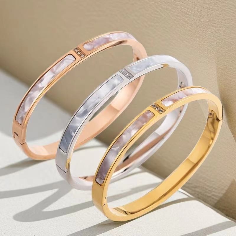 Armband Roségold plattiert wasserdicht Damen Herren Schmuck Geschenk0