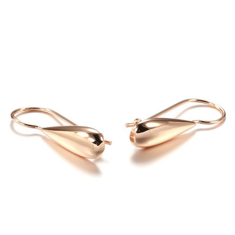 Luxus Damen Wassertropfen Ohrringe für Damen 585 Roségold neu hochwertig7