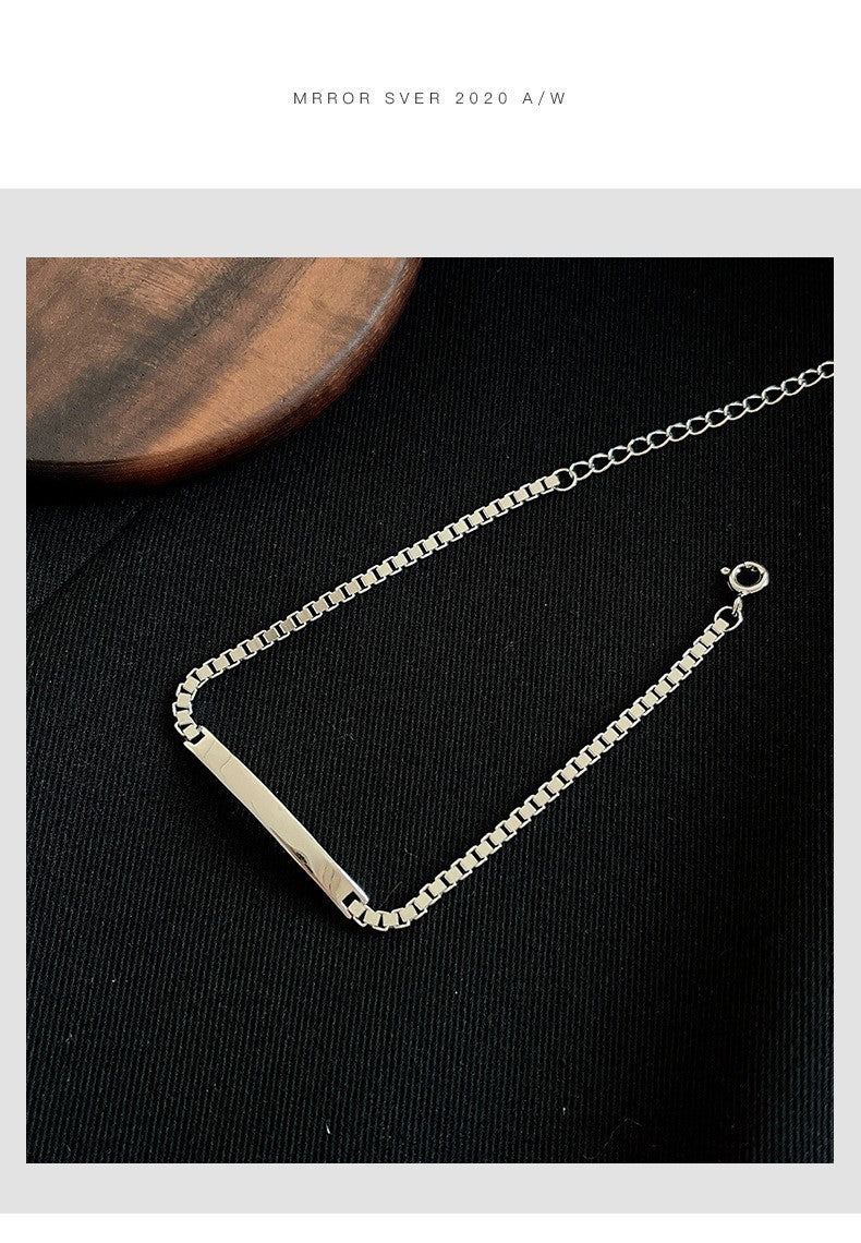 Luxuriöses Armband aus 925er Sterlingsilber, schlicht und einzigartig, minimalis7