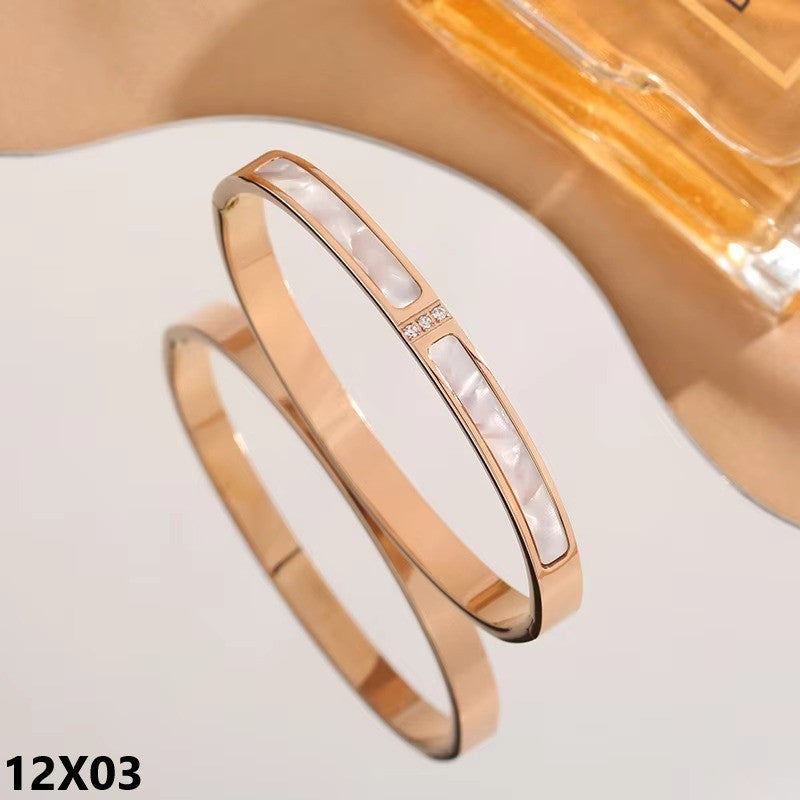 Armband mit Rosegold plattiert, wasserdicht4