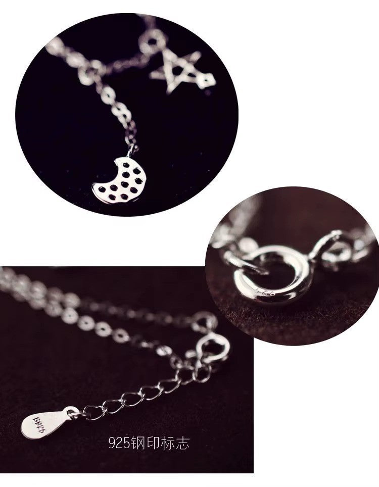 Fußkettchen Fuß Kette aus 925er Silber für Damen, elegant, mit CZKristall1