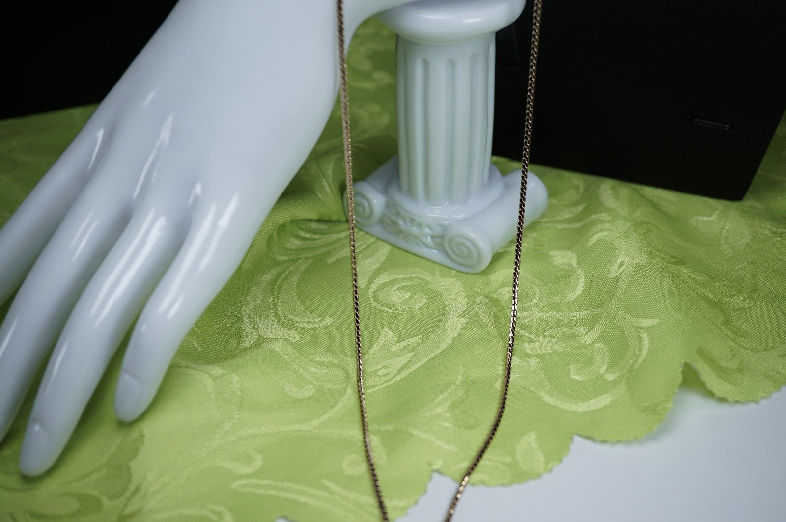 Elegante Kette Serpentine S-Gliederung Roségold plattiertes 9mm -50cm Seitenkett4