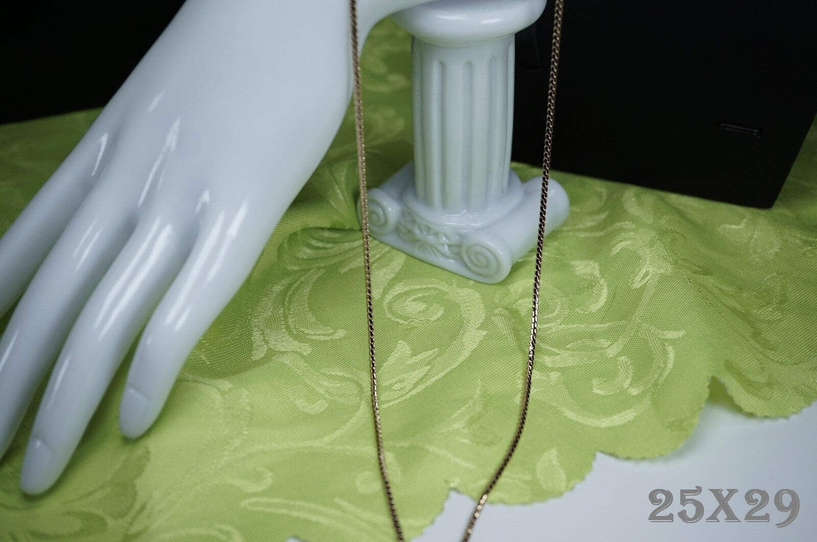 Serpentine S-Gliederung Kette mit Roségold plattiert8
