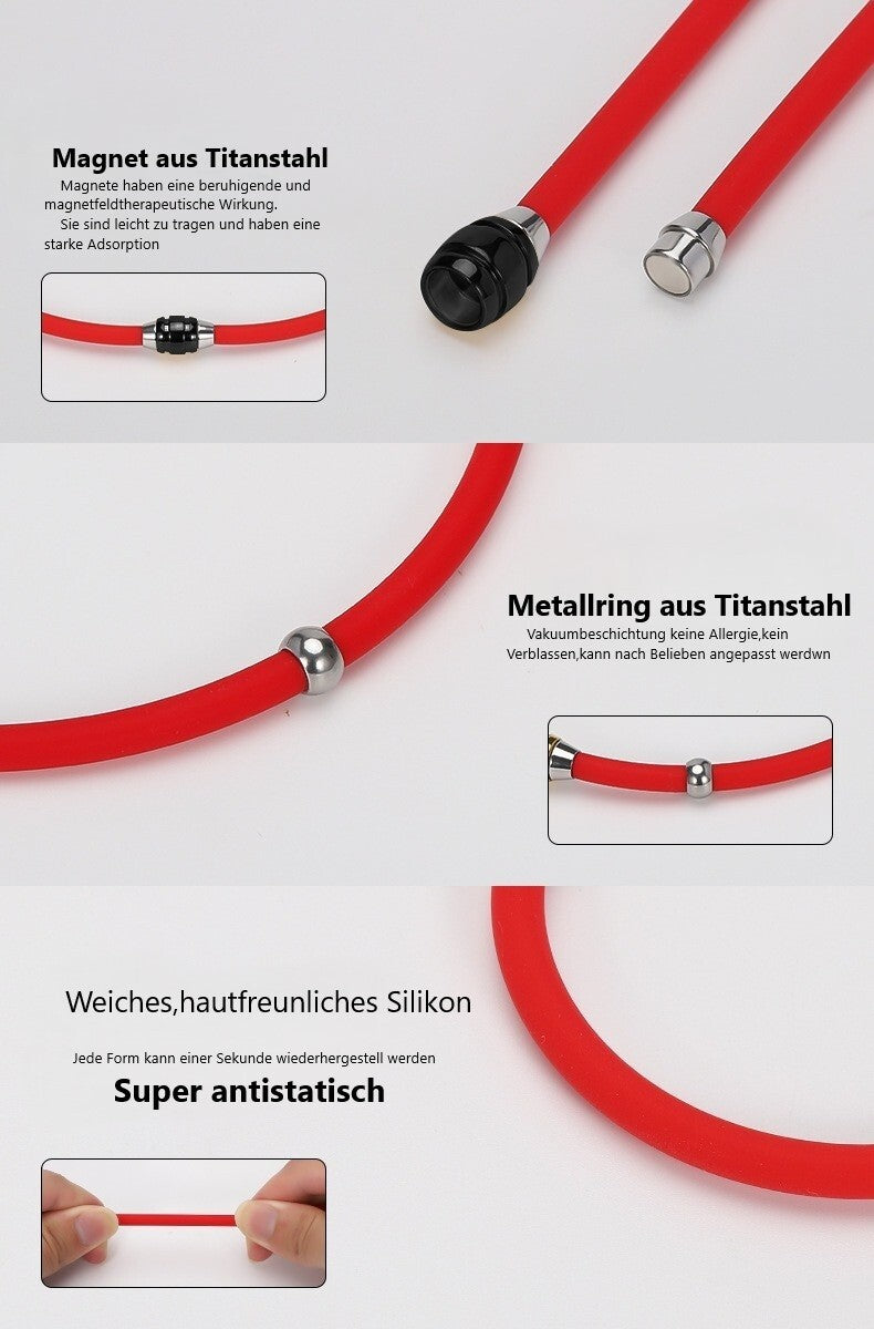 Kette Trend personalisiertes NegativIonenSilikonhals band Energiebilanz2