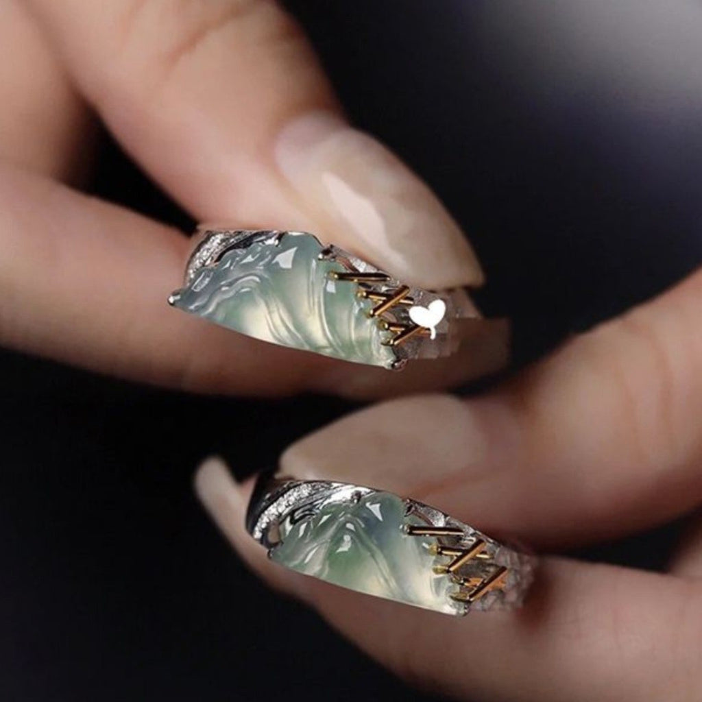 Damen Ring „Ewige Liebe“ von Zhenyuan ist ein einzigartiges und exquisites Schmu7