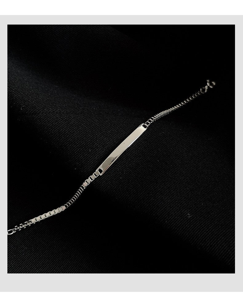 Luxuriöses Armband aus 925er Sterlingsilber, schlicht und einzigartig, minimalis8