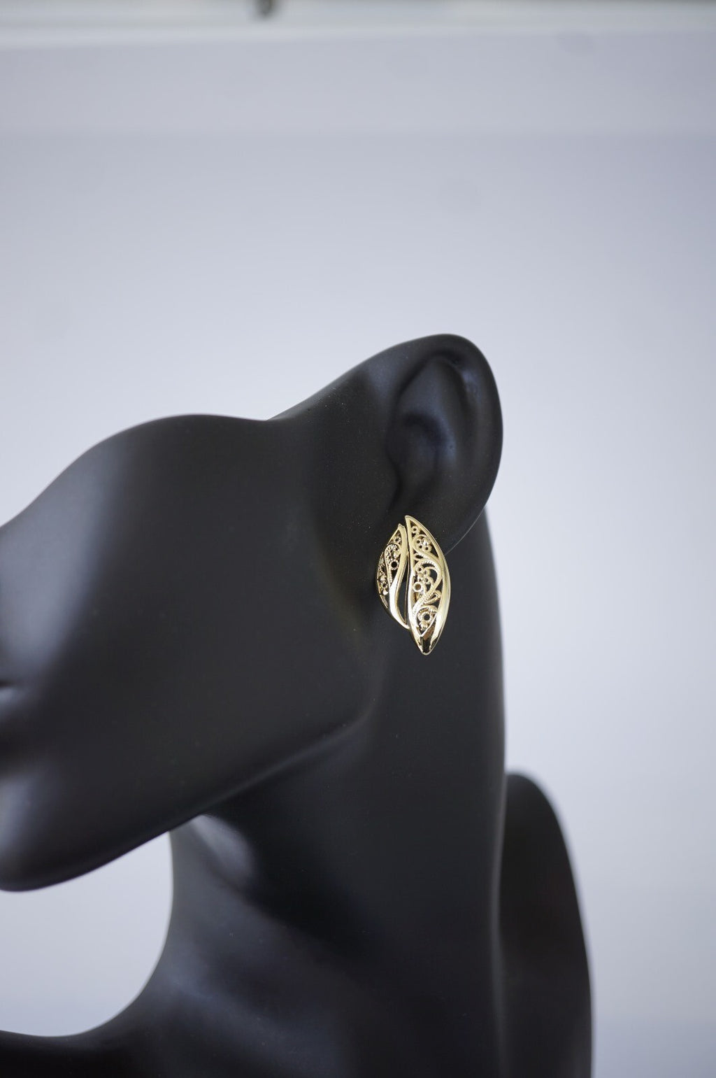 Luxus Damen Ohrringe Creolen Hochvertiger Gold 14K vergoldet Mode VintageSchmuck9