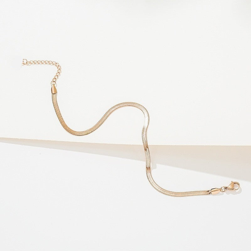 Luxus Schlangenkette Halskette Edelstahl Rosegold vergoldetet Damen4