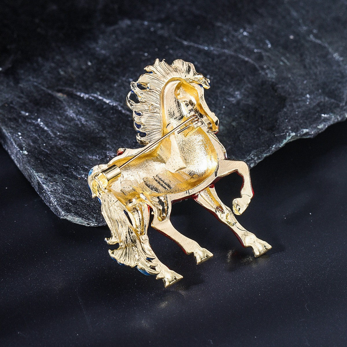 PferdeBrosche mit Tierkreiszeichen, hochwertige Legierung Elegant Schmuck2