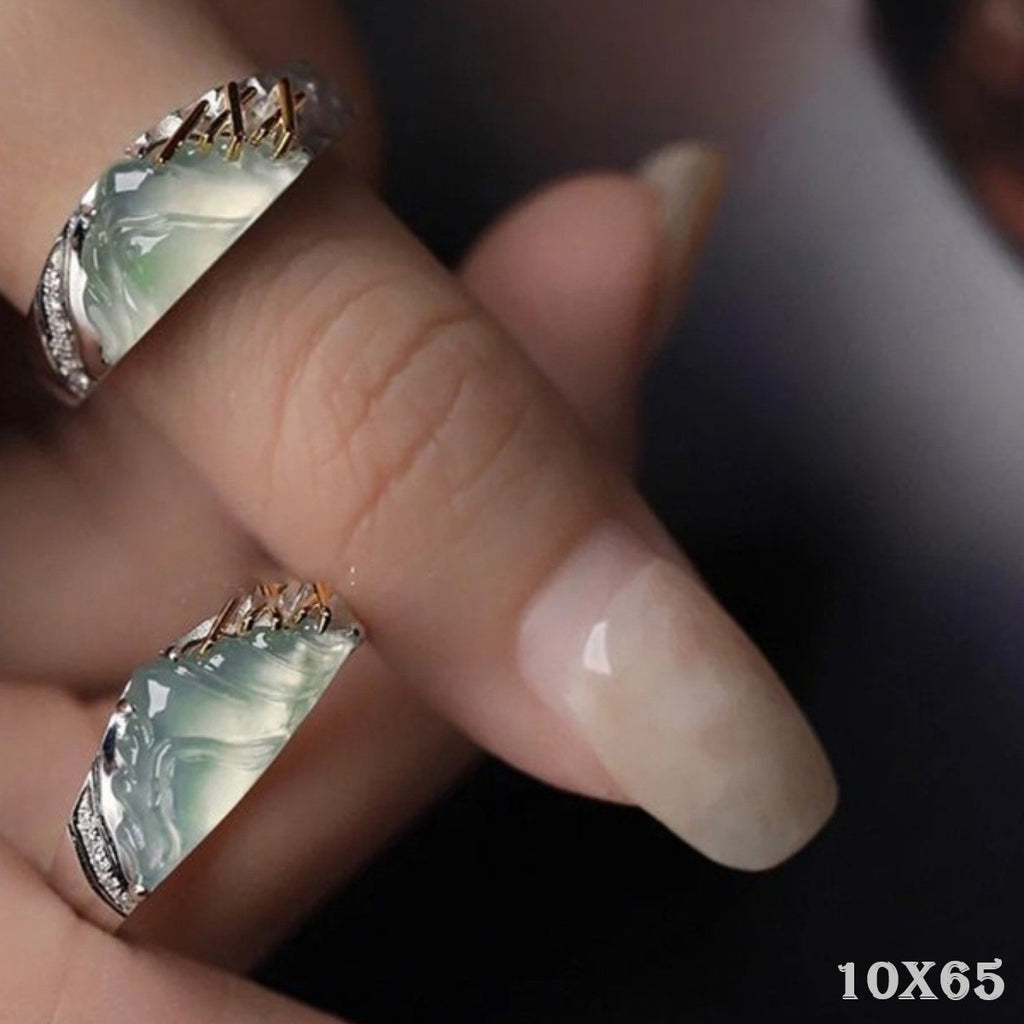 Damen Ring „Ewige Liebe“ von Zhenyuan ist ein einzigartiges und exquisites Schmu4