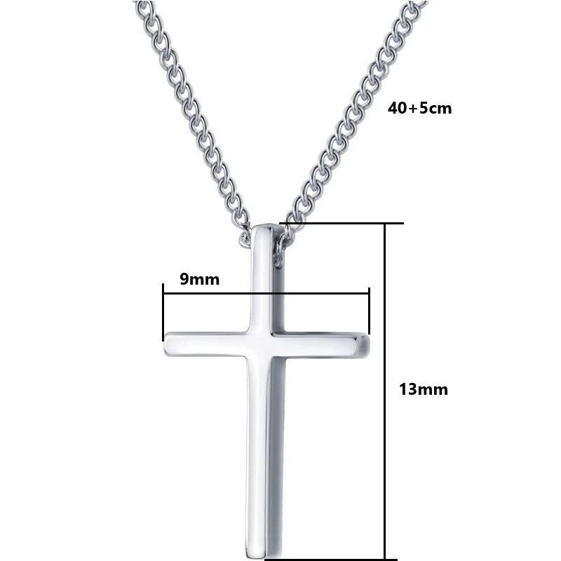 925S Silber Kreuz Halskette 925 Sterling Silber Kreuz Halskette für Frauen 40+53