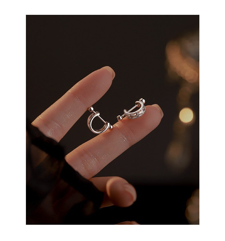 Ohrstecker aus 925er Silber für Damen und Herren, leichte LuxusOhrringe0