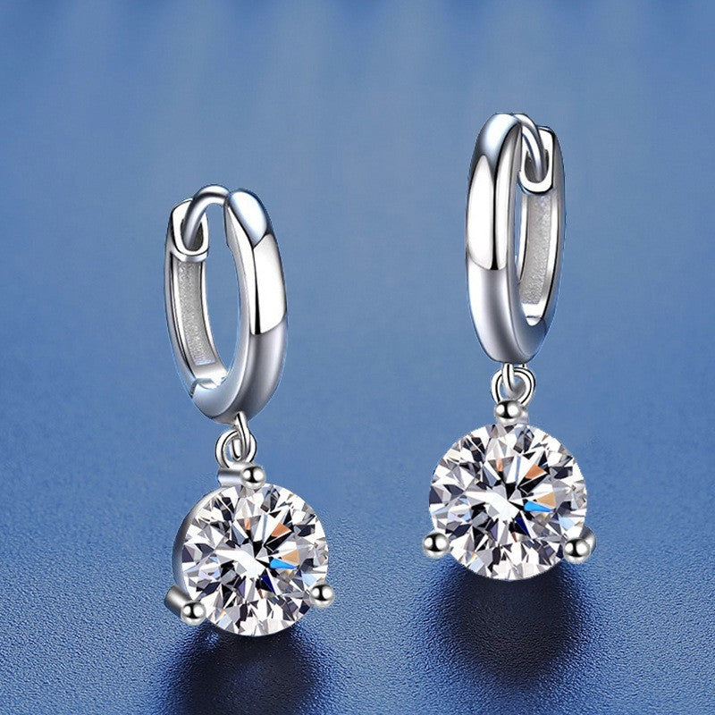 925S Silber Damen Ohrringe 925S Silber 50 Punkte [Zirkon] modisch3