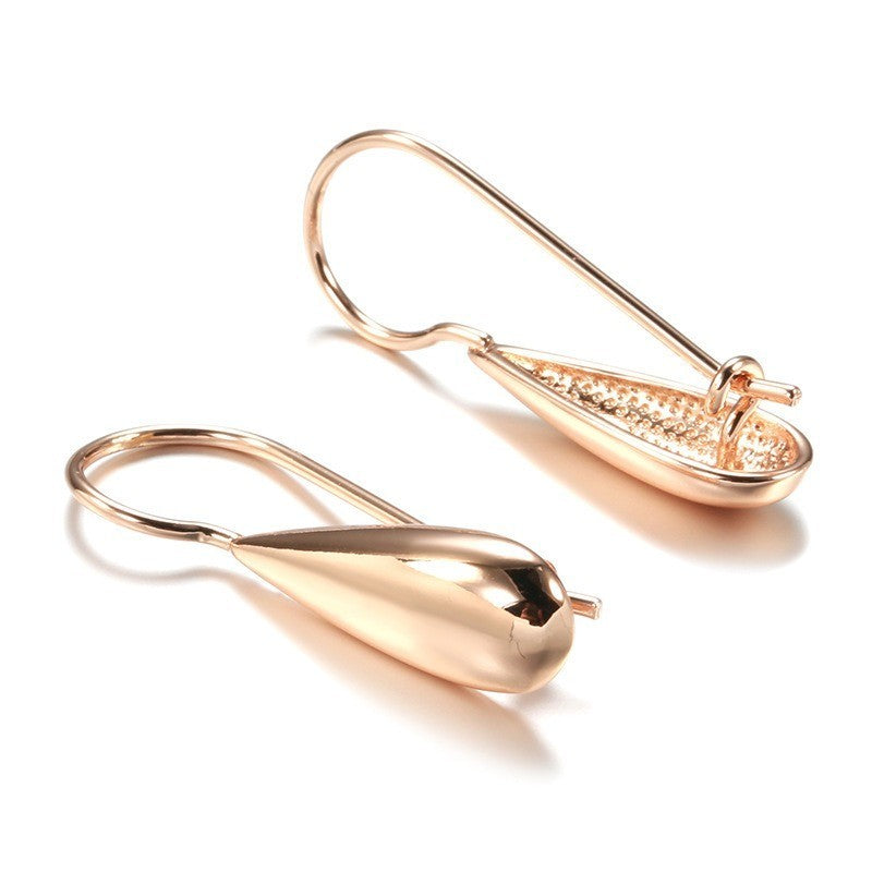 Luxus Damen Wassertropfen Ohrringe für Damen 585 Roségold neu hochwertig5