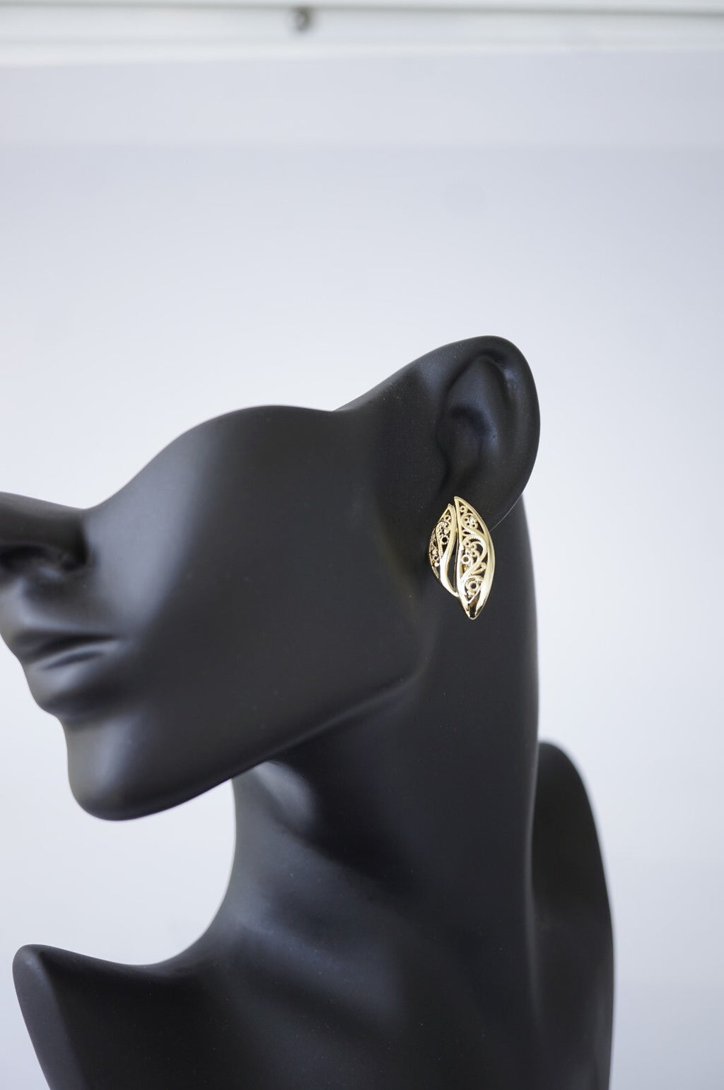 Luxus Damen Ohrringe Creolen Hochvertiger Gold 14K vergoldet Mode VintageSchmuck3