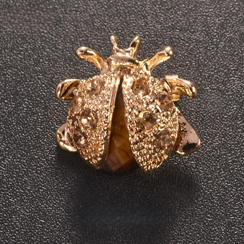 Frauen Marienkäfer Broche Insektenbrosche Tierbroschen Marienkäferbrosche 6 Farb