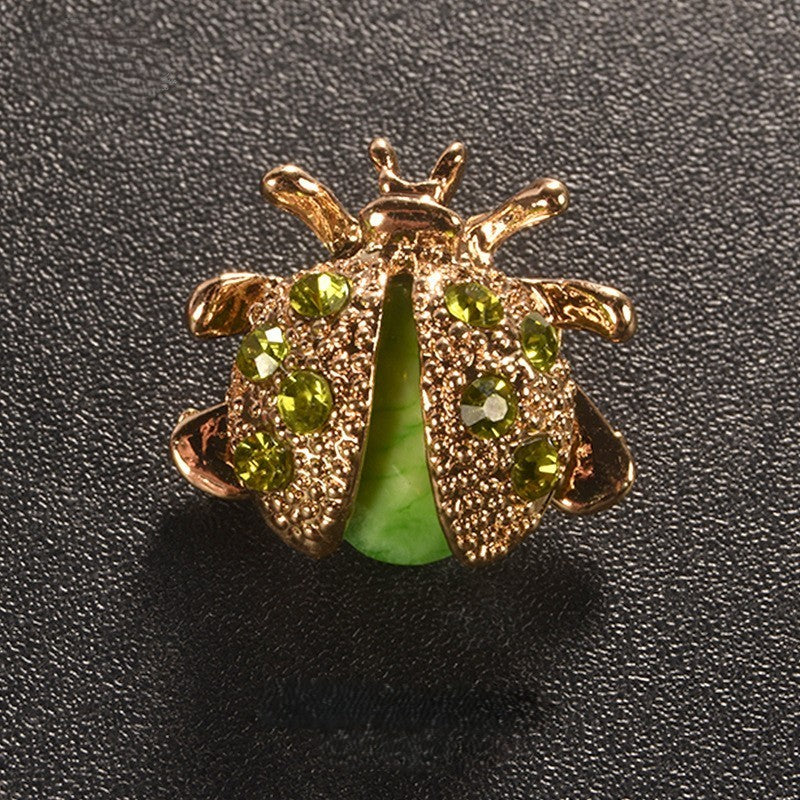 Frauen Marienkäfer Broche Insektenbrosche Tierbroschen Marienkäferbrosche 6 Farb
