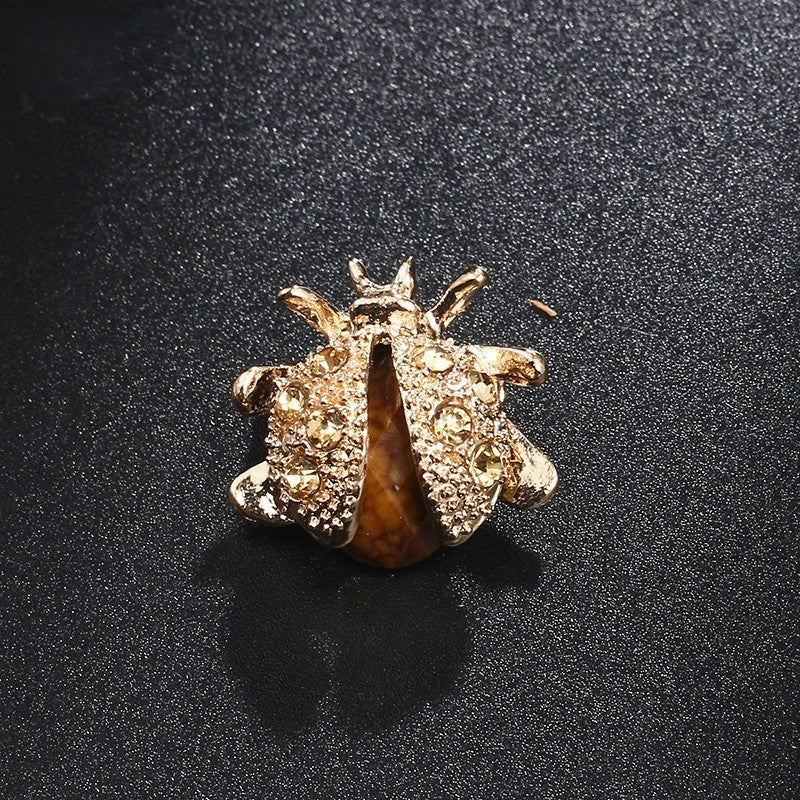 Frauen Marienkäfer Broche Insektenbrosche Tierbroschen Marienkäferbrosche 6 Farb