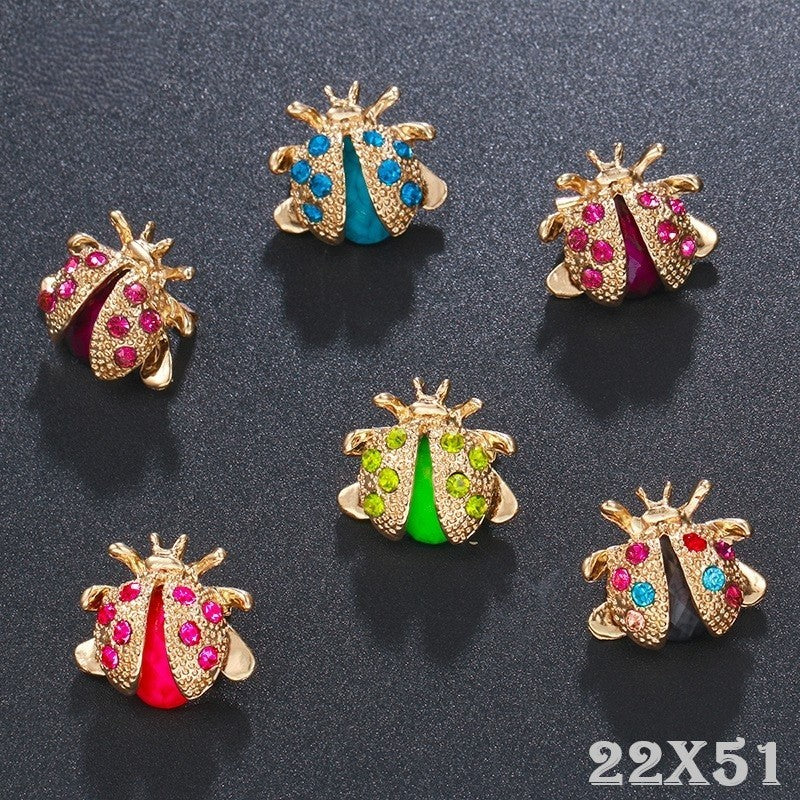 Frauen Marienkäfer Broche Insektenbrosche Tierbroschen Marienkäferbrosche 6 Farb