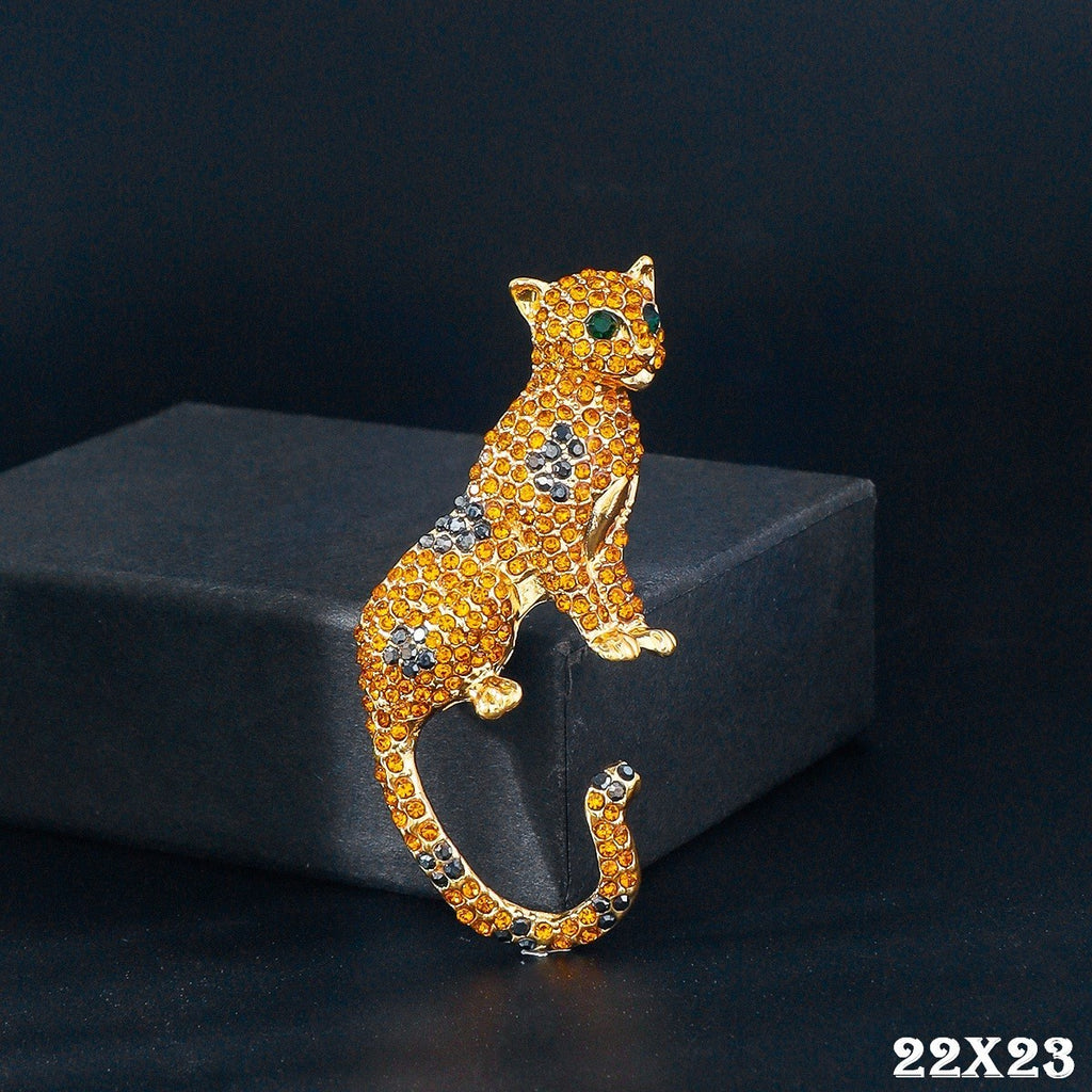 Damen Brosche Damen Brbrosche, hochwertige Legierung, Strass, Tier, Herrenanzug,
