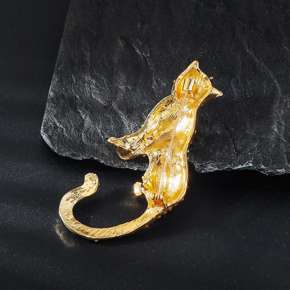 Damen Brosche Damen Brbrosche, hochwertige Legierung, Strass, Tier, Herrenanzug,