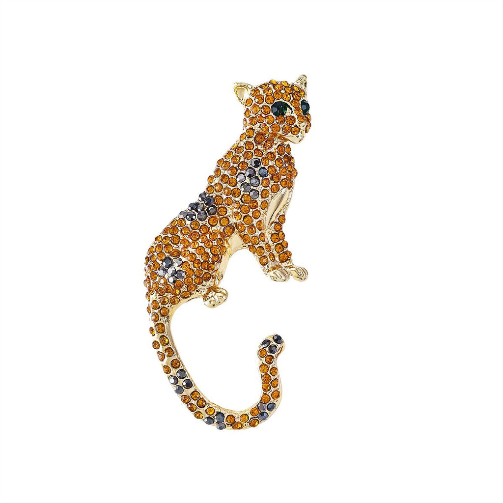 Damen Brosche Damen Brbrosche, hochwertige Legierung, Strass, Tier, Herrenanzug,