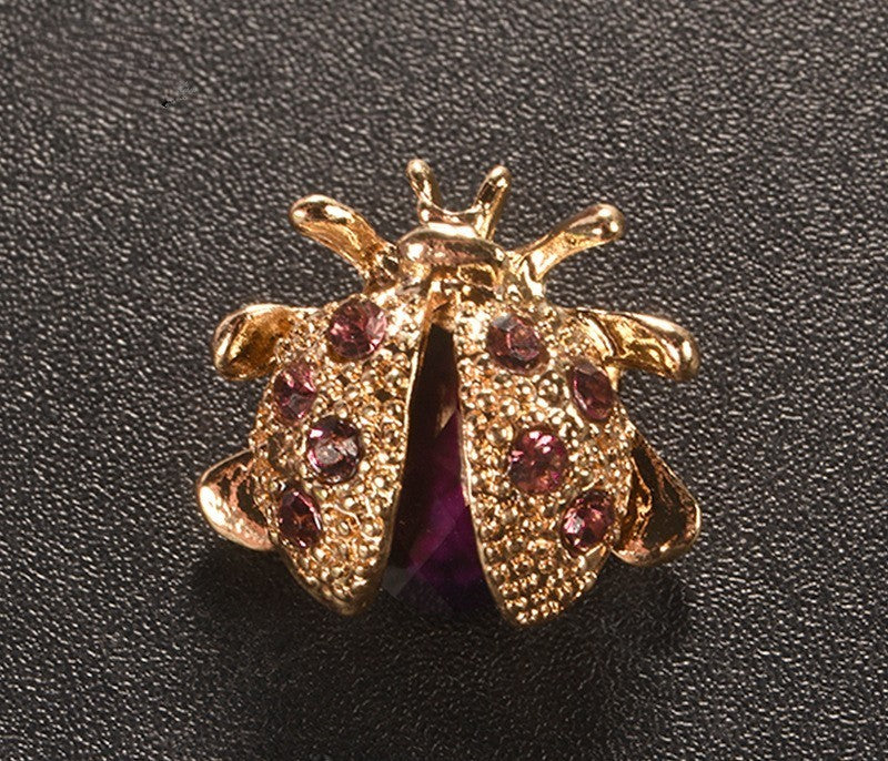 Frauen Marienkäfer Broche Insektenbrosche Tierbroschen Marienkäferbrosche 6 Farb